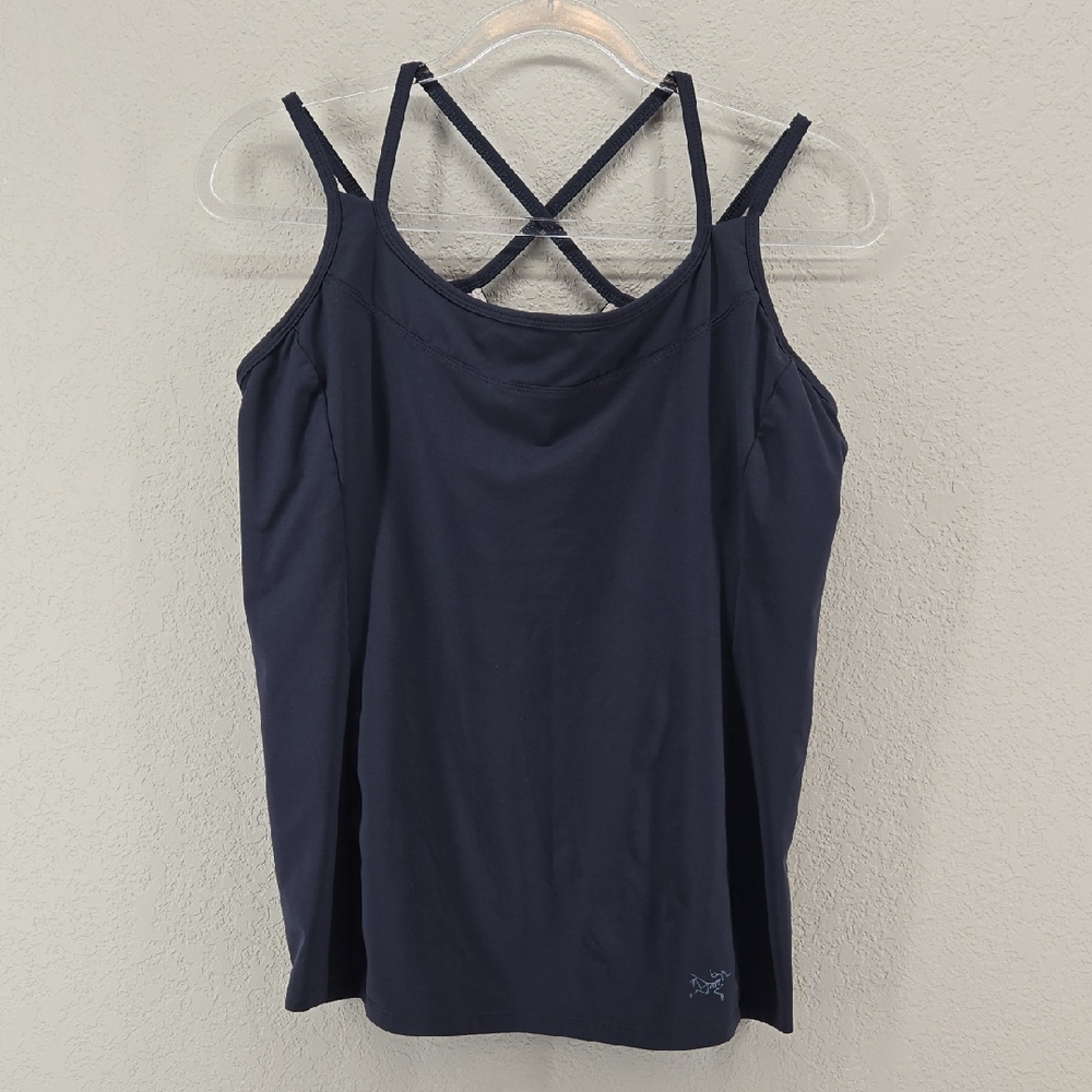 Arc'teryx Navy Strappy Cross-Back Tank Top